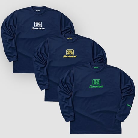 DWS long tee【DRY】NAVY