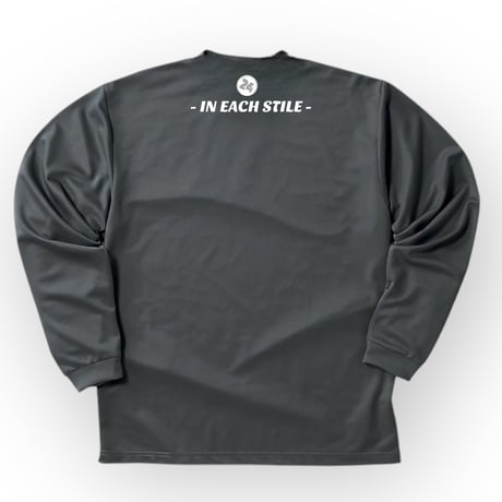 AM  long tee  IES【DRY】DARK GLAY
