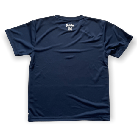 WT  front wave tee【DRY】NAVY
