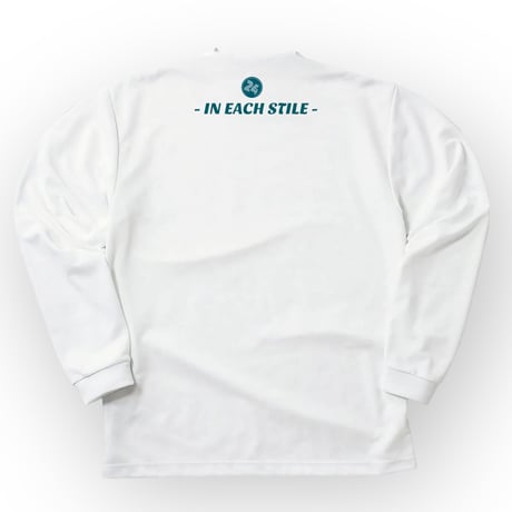 AM  long tee  IES【DRY】WHITE×tur