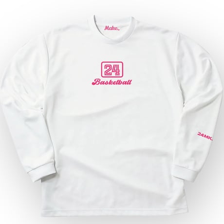 DWS long tee【DRY】WHITE