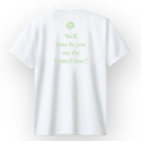 WHL short tee【DRY】WHITE