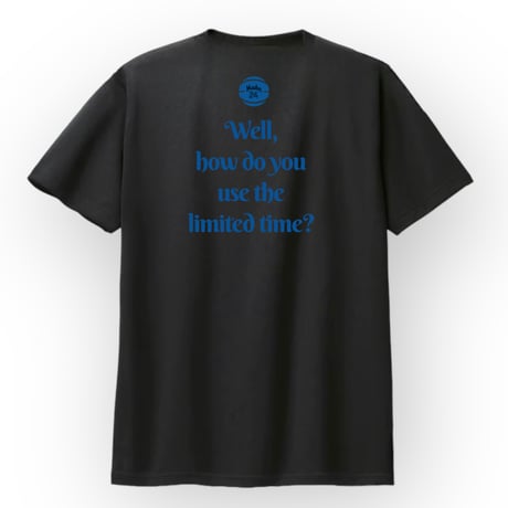 WHL short tee【DRY】BLACK