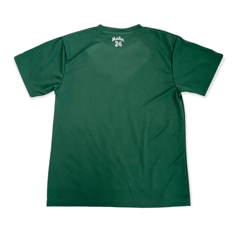 WT  front wave tee 【DRY】IVY GREEN
