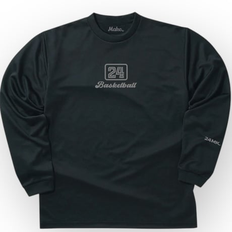 DWS long tee【DRY】BLACK