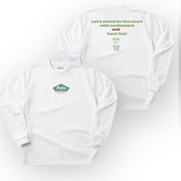 HF long tee 【DRY】  WHITE × OLIVE
