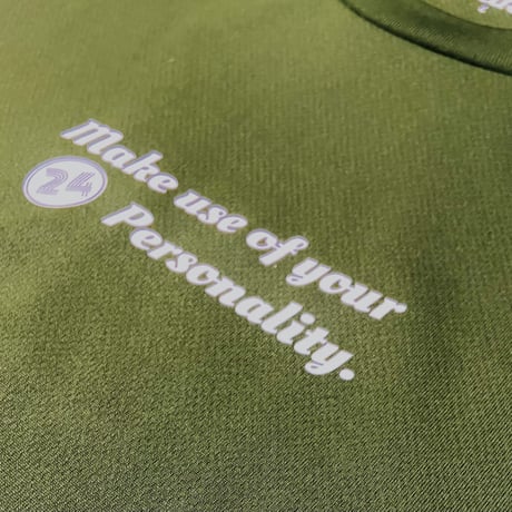 SP back logo tee【DRY】OLIVE