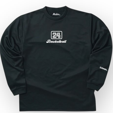 DWS long tee【DRY】BLACK
