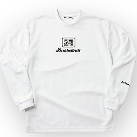 DWS long tee【DRY】WHITE