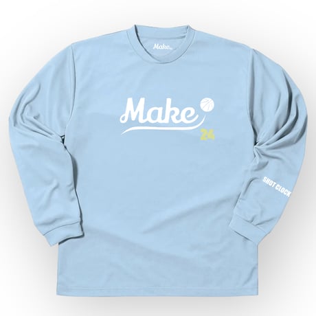 WT long tee【DRY】LIGHT BLUE