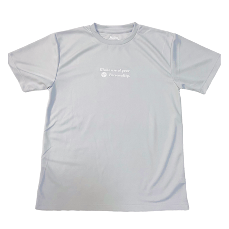 SP back logo tee【DRY】SILVER GLAY