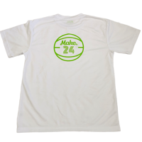 SP back logo tee【DRY】WHITE