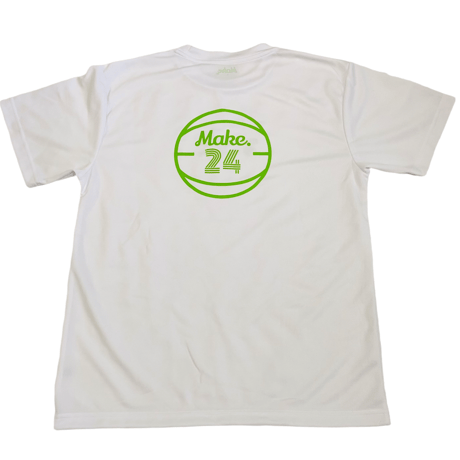 SP back logo tee【DRY】WHITE
