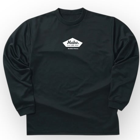 HF long tee 【DRY】  BLACK