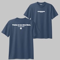 TKN  short tee 【DRY】　SMOKE BULE