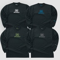 DWS long tee【DRY】BLACK