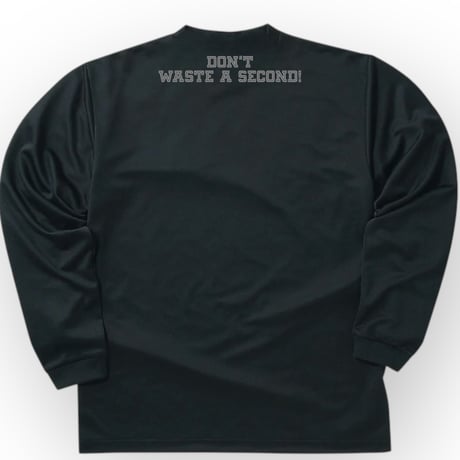 DWS long tee【DRY】BLACK