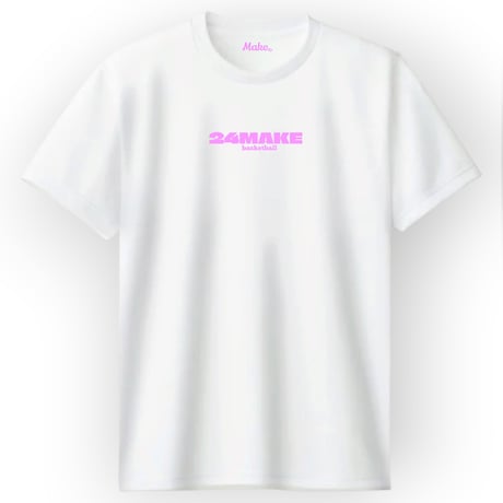 TKN  short tee 【DRY】 WHITE×lavender