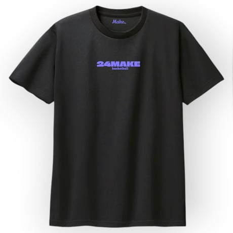 TKN  short tee 【DRY】 BLACK×lilac
