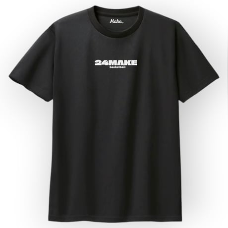 TKN  short tee 【DRY】 BLACK×white