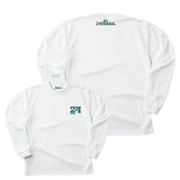 EX long tee【DRY】WHITE × TURQ