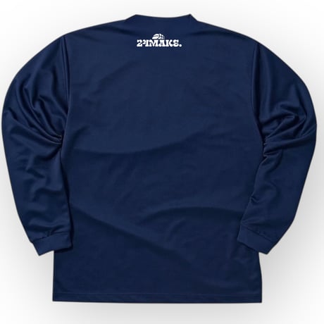 EX long tee【DRY】NAVY