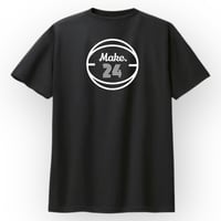 SP short tee【DRY】BLACK×wh