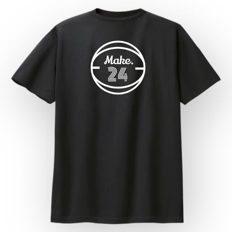 SP short tee【DRY】BLACK×wh