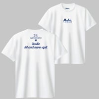 HSL short tee 【DRY】　WHITE×navy