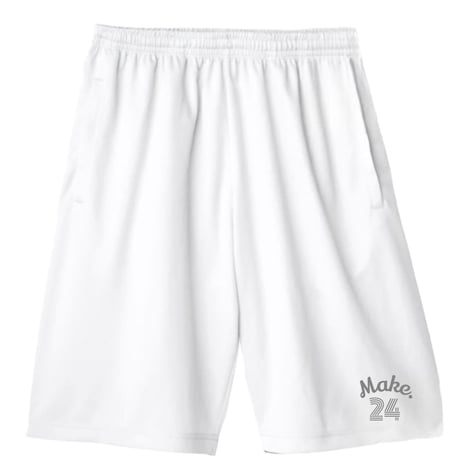 shorts.  type logo 【WHITE】