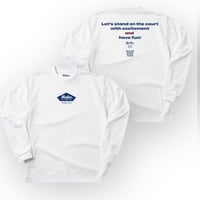 HF long tee 【DRY】  WHITE ×  NAVY