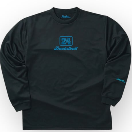 DWS long tee【DRY】BLACK
