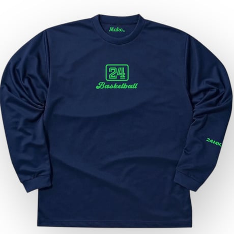 DWS long tee【DRY】NAVY