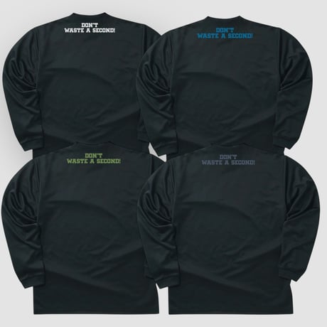 DWS long tee【DRY】BLACK