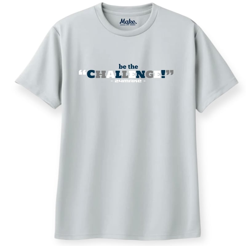 CL short tee 【DRY】SILVER GREY | 24MAKE