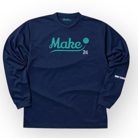 WT  long tee  FW 【DRY】NAVY