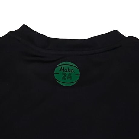 MC long tee 【DRY】BLACK(green)
