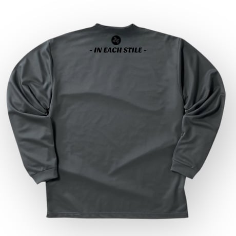 AW long tee 【DRY】DARK GLEY