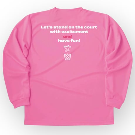 HF long tee 【DRY】  PINK