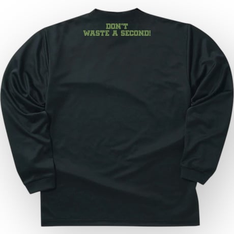 DWS long tee【DRY】BLACK