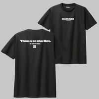 TKN  short tee 【DRY】 BLACK×white
