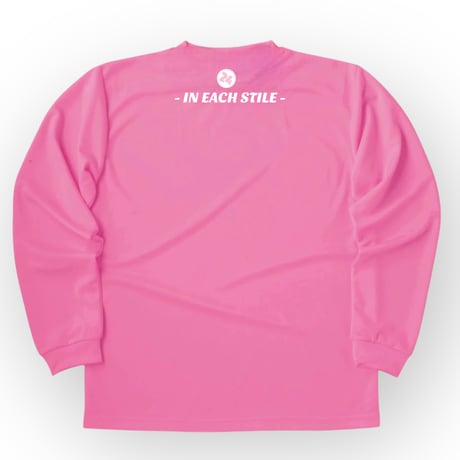 AM  long tee  IES【DRY】PINK