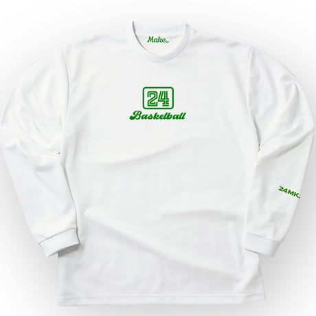 DWS long tee【DRY】WHITE