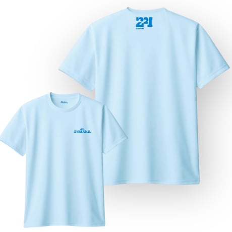 EX short tee【DRY】LIGHT BLUE | 24MAKE