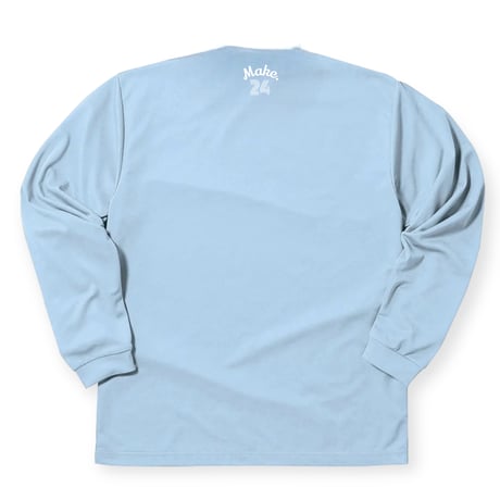 WT long tee【DRY】LIGHT BLUE