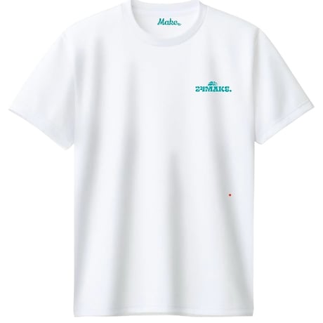 EX short tee【DRY】WHITE × AQ・GREEN