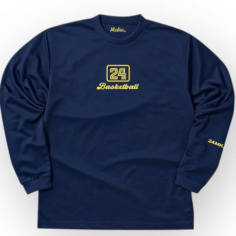 DWS long tee【DRY】NAVY