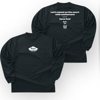 HF long tee 【DRY】  BLACK