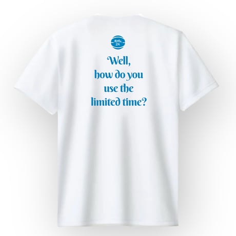 WHL short tee【DRY】WHITE
