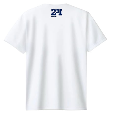 EX  short tee【DRY】  WHITE × NAVY